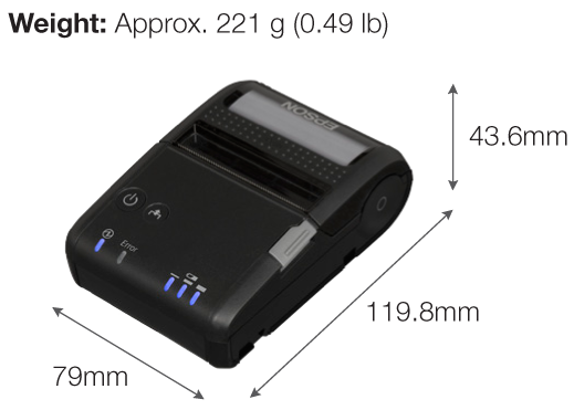 เครื่องพิมพ์แบบพกพา EPSON TM-P20 (WIFI) เครื่องพิมพ์แบบพกพา EPSON TM-P20 (WIFI)