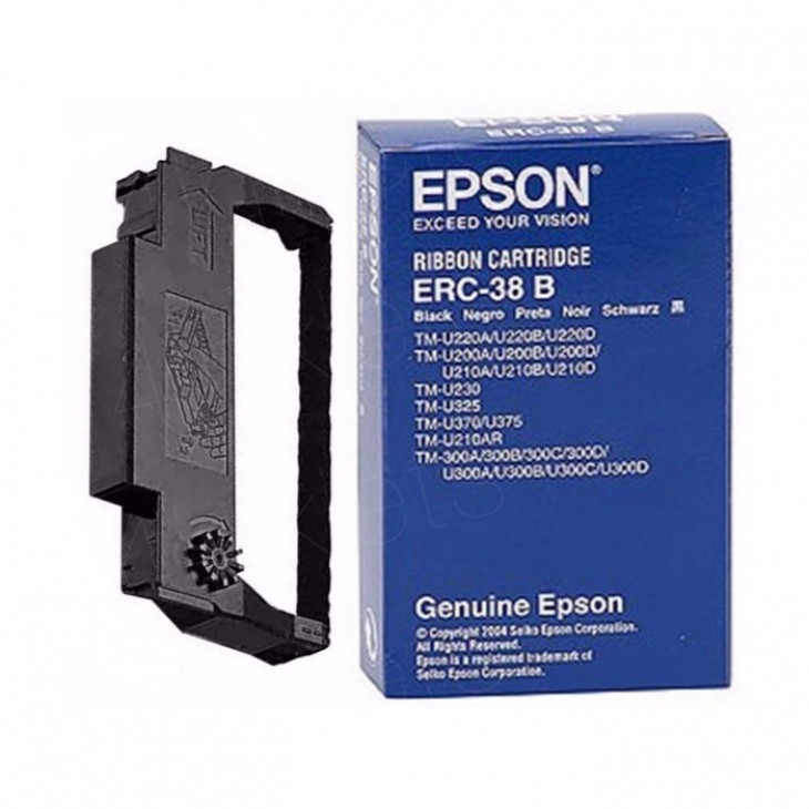 ตลับผ้าหมึก สีดำ EPSON ERC-38B Ribbon Cartridge